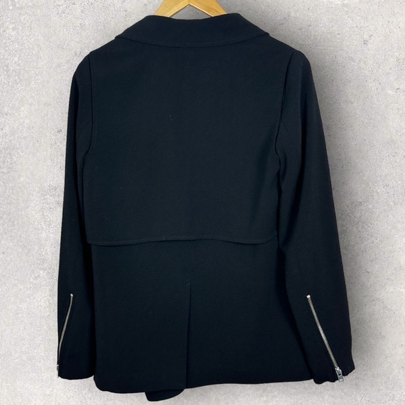 Aritzia Wilfred Mayet Jacket Black Size Small Relax Fit Japanese Fabric Minimal - Picture 6 of 14